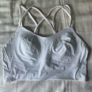 Lululemon Like A Cloud Longline Bra Size 8 in White